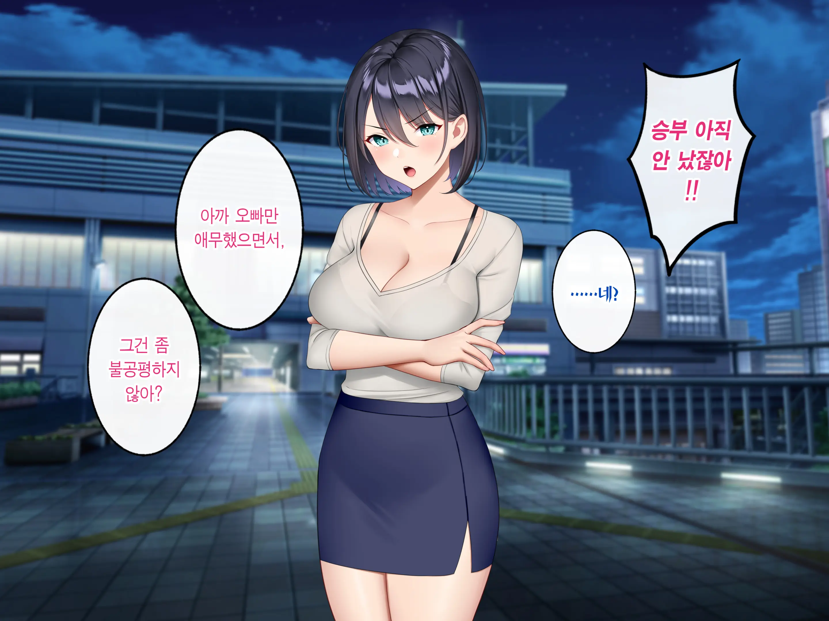 Gyaku Chikan Zuki No Bijin OL O Gyaku Ni Otoshite Hamemakutta Hanashi. | 역치한을 좋아하는 미녀 OL을 역으로 타락시켜 마구 섹스한 이야기.